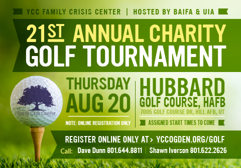 21st Annual Charity Golf Tournament - YCC Family Crisis Center @ Hubbard Memorial Golf Course
